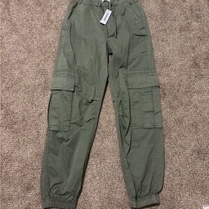 Garage Forest Green Cargo Pants